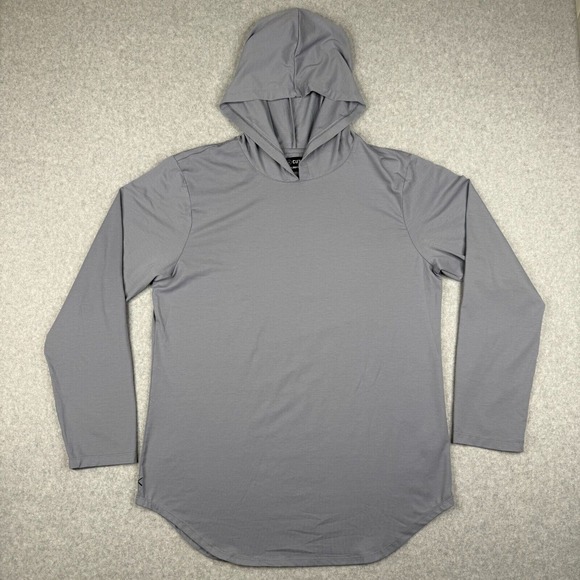Cuts Clothing Other - Cuts‎ Clothing Hoodie Mens 2XL Blue Pyca Pro Elongated Lightweight Stretch Gym
